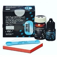 GC America Fuji Ortho LC Introductory Package: 15 Gm. Powder, 6.8 mL Liquid, Scoop and Mixing Pad
